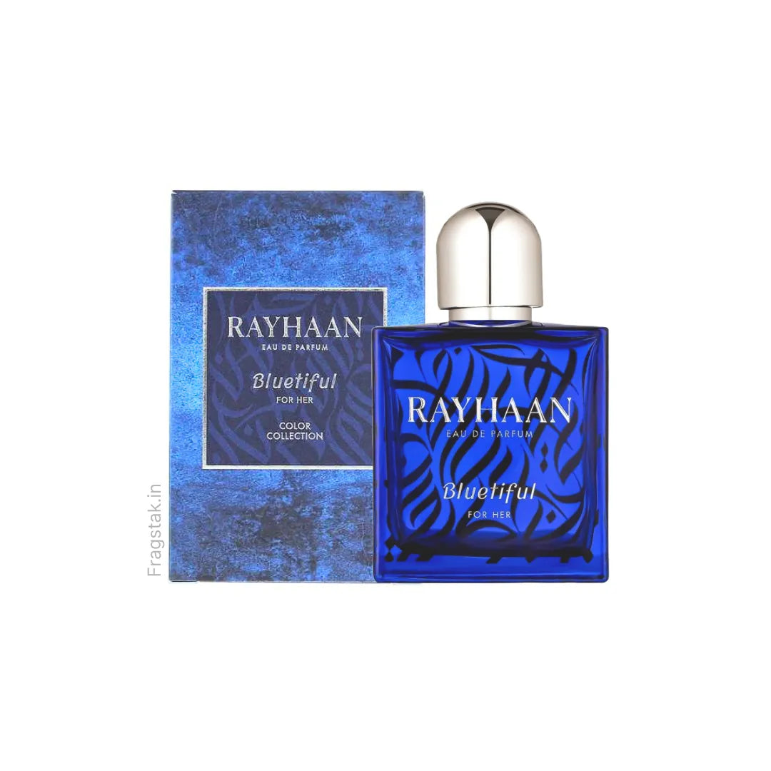 Rayhaan Bluetiful women’s perfume 3.4 oz fresh floral musky fragrance