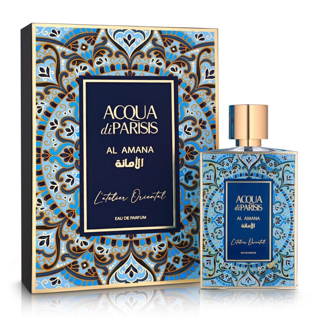 Reyane Tradition Acqua Di Parisis Oriental Al Amana 2.6 EDP – Unisex Arabic fragrance with oriental, spicy, and woody notes.

