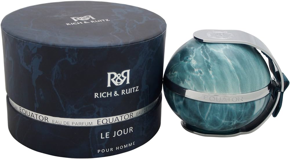 Rich & Ruitz Equator perfume bottle and packaging on a white background