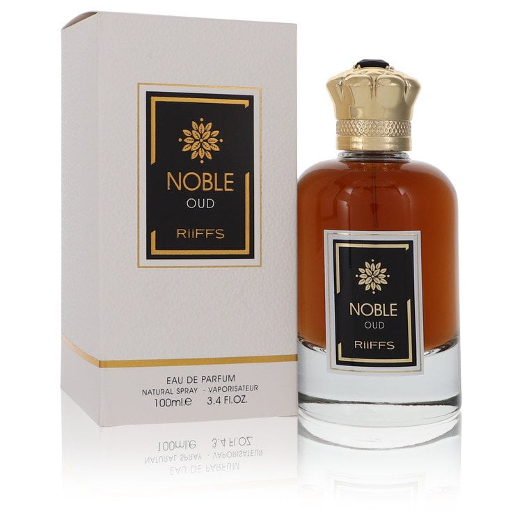 Riiffs Noble Oud 3.4 EDP for Men – rich woody oud fragrance in a luxe bottle, long-lasting bold masculine perfume with elegant oriental notes.
