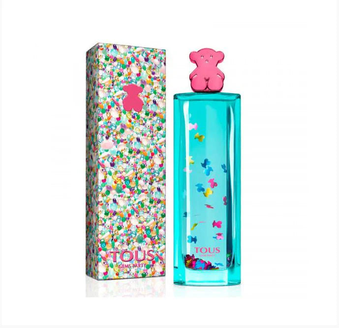 Tous Gems Party 3.4 EDT for Women – Playful fruity floral perfume with a sparkling vibe. Light, fresh, and long-lasting scent.