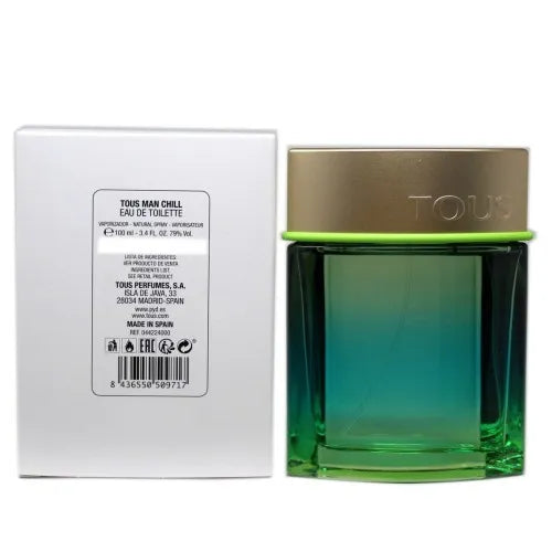 Tous Man Chill men’s perfume 3.4 oz fresh casual fragrance