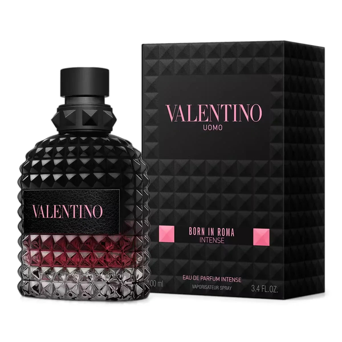 Valentino Uomo Born in Roma Intense men’s perfume 3.4 oz warm vanilla woody fragrance