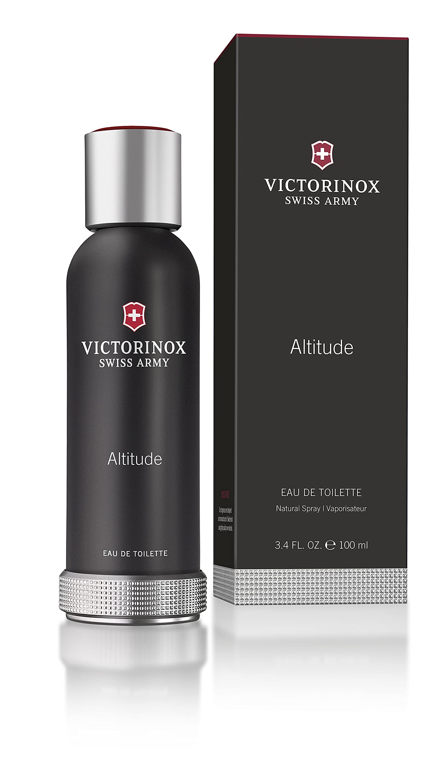 Victorinox Swiss Army Altitude Eau de Toilette bottle and packaging on a white background