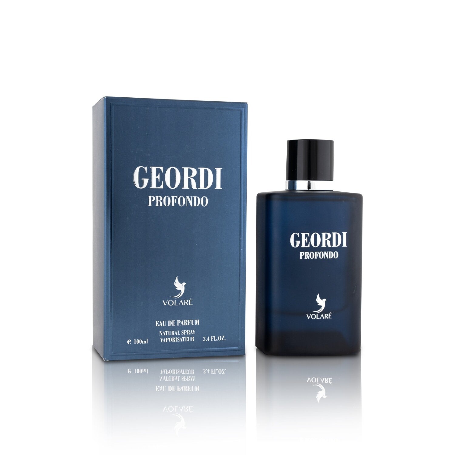 Volaré Geordi Profondo 3.4 EDP for Men – A deep, aquatic, and woody scent that embodies masculinity and modern sophistication.
