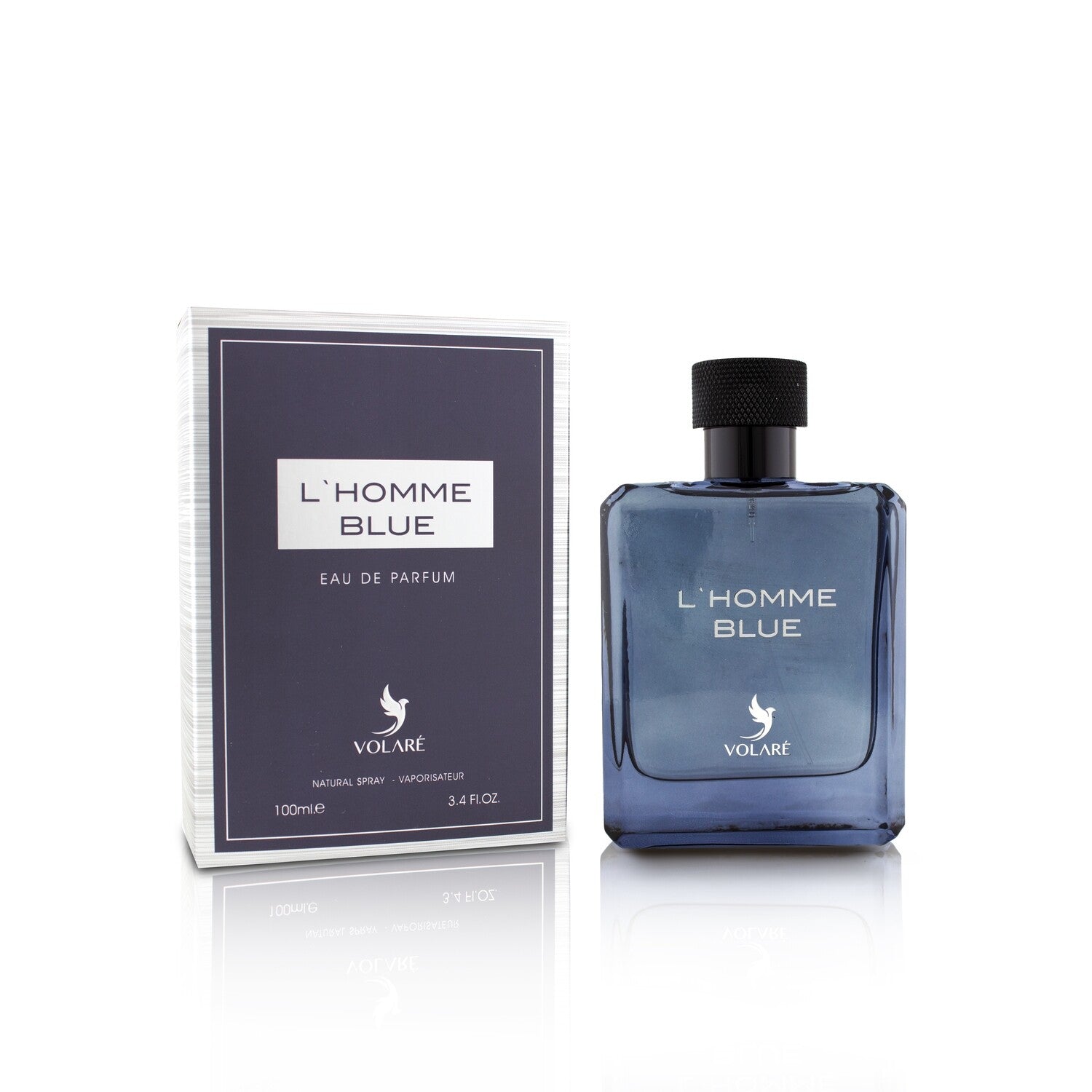 Volaré L’Homme Blue 3.4 EDP M – long-lasting men’s perfume with fresh woody notes, elegant fragrance for daily wear and evenings.