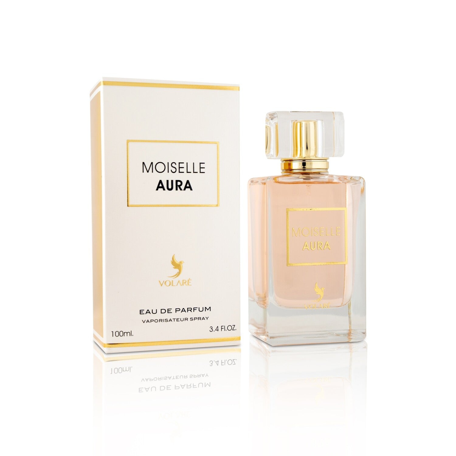 Volaré Moiselle Aura 3.4 EDP for Women – Elegant floral perfume with soft powdery notes. Long-lasting feminine fragrance.