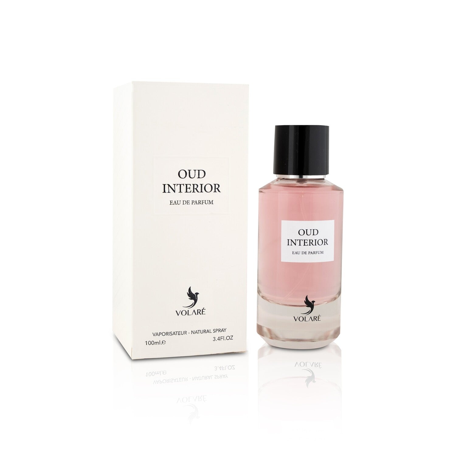 Volaré Oud Interior 3.4 EDP for Women – Elegant Arabic perfume with soft oud, floral notes. Long-lasting, luxurious scent.