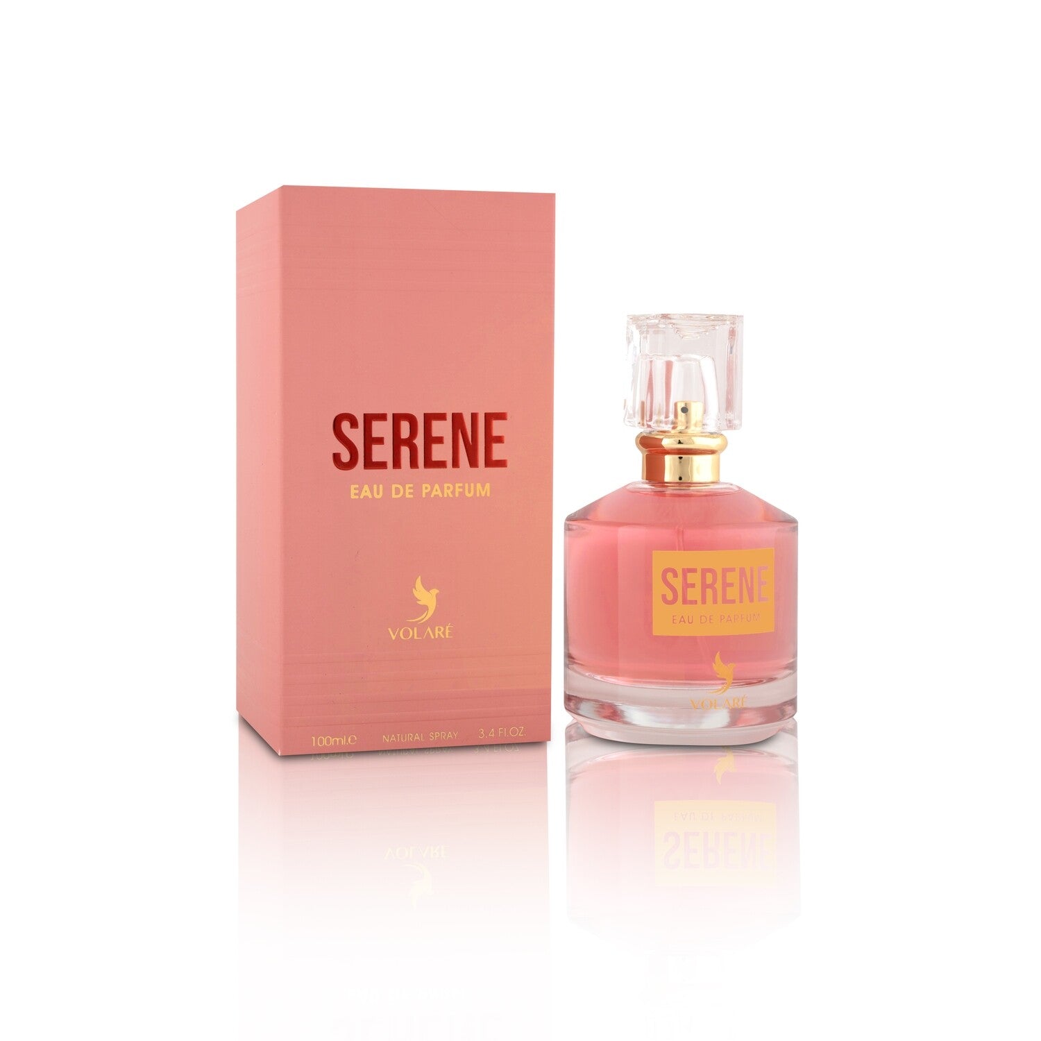 Volaré Serene 3.4 EDP for women, soft floral feminine perfume with smooth fresh notes, elegant long-lasting scent ideal for everyday wear.
