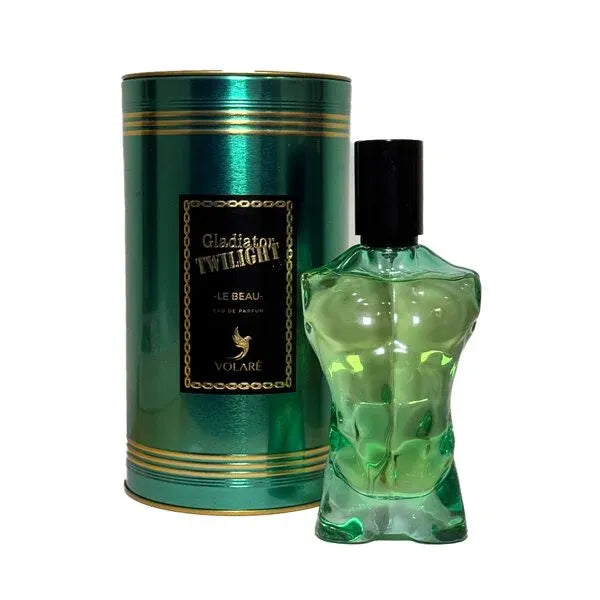Volare Gladiator Twilight Le Beau 3.4 oz Eau de Parfum for men with fresh creamy and woody notes