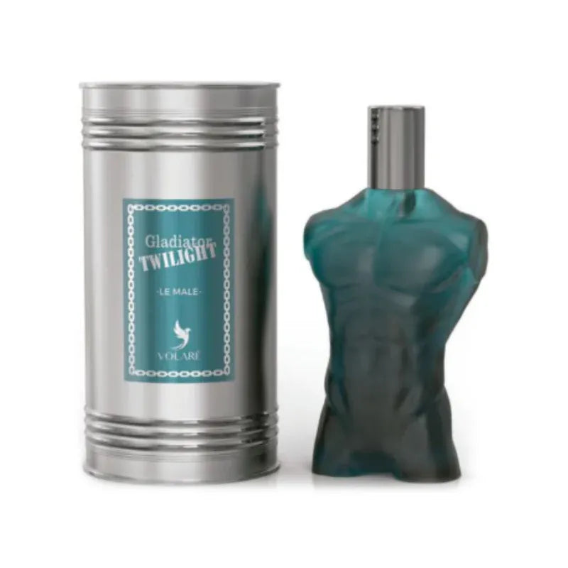 Volare Gladiator Twilight Le Male 3.4 oz Eau de Parfum for men with spicy woody notes