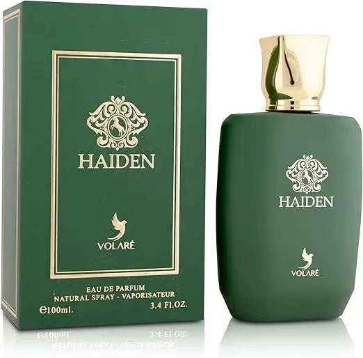 Volare Haiden 3.4 oz Eau de Parfum unisex fragrance with fresh aromatic woody notes