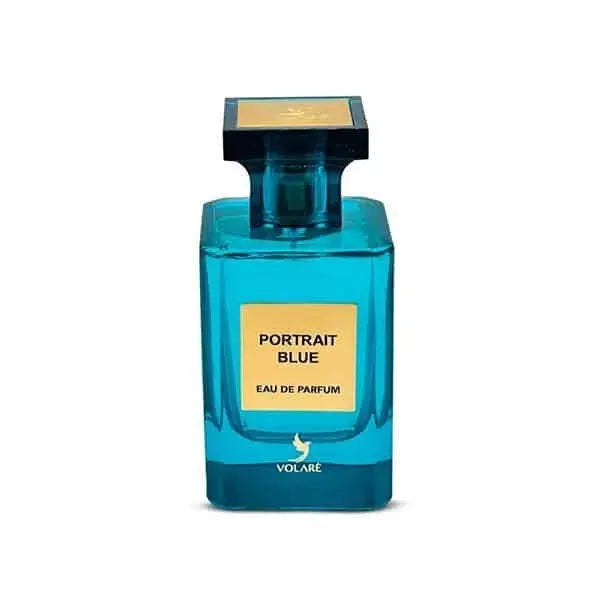 Volare Portrait Blue 3.4 oz Eau de Parfum unisex bottle, clean fresh modern fragrance designed for daily wear