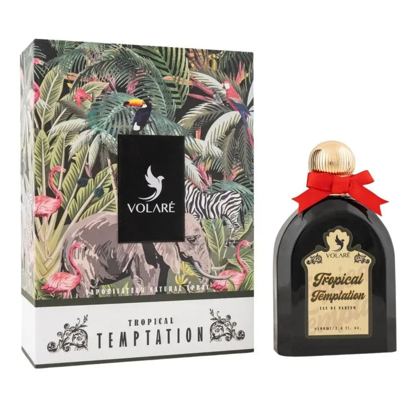 Volare Tropical Temptation unisex perfume 3.4 oz fresh tropical fruity musky fragrance
