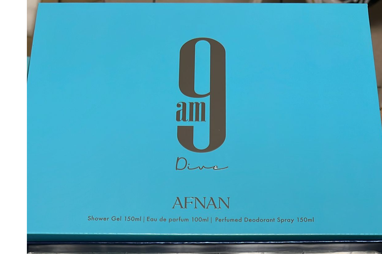 Afnan 9am Dive Set 3pc 3.4 Edp M