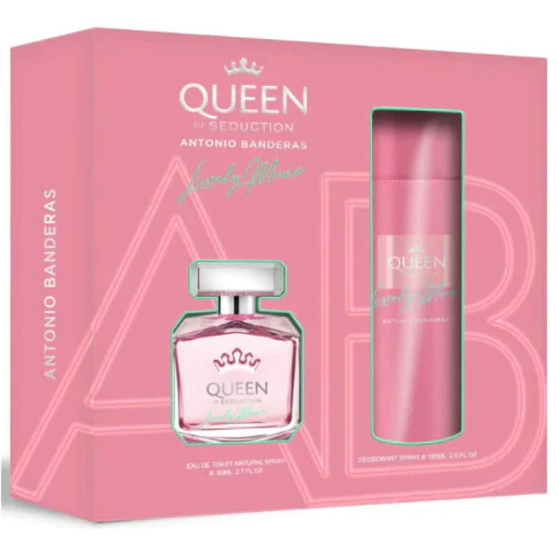 Antonio Banderas Reina de la Seducción Lively Muse 2pc Set 2.7 Edt L