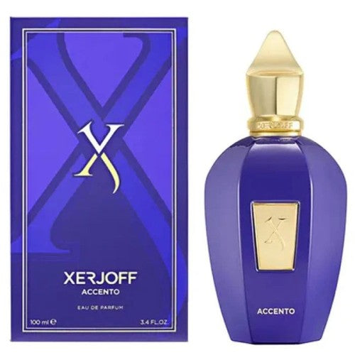Xerjoff Accento 3.4oz EDP Unisex – luxurious floral and fruity fragrance in a stylish bottle